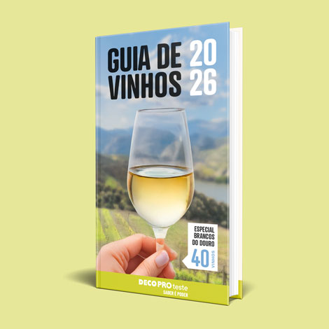 Guia de Vinhos 2026 em fundo amarelo.